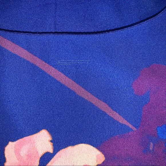 Everly Floral Print 'Forever Mine' Blue Tank-Style Dress Size: Medium - Picture 6 of 12